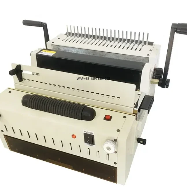 

6918 4 in 1 Comb Wire Coil Multi Functional Binder Binding Machine