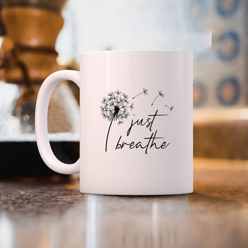 

Just Breathe Mug Friday Coffee Mug Funny Work Love Weekand Mug Work Office Gifts Coworker Gift Work Friend Gift For Breathe