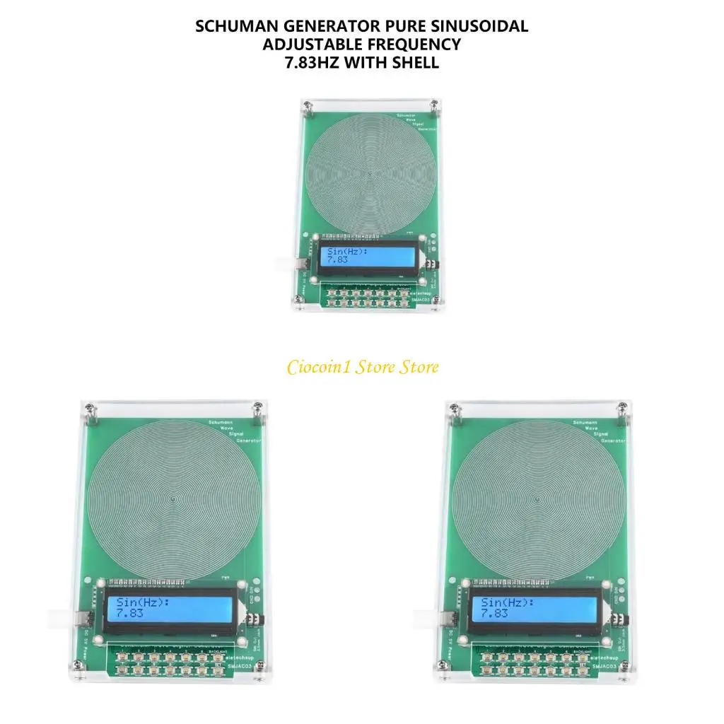 

A3PC Sine Waves Schumann Waves Generator Reonance Device Регулируемое 7,83 Гц закрыто