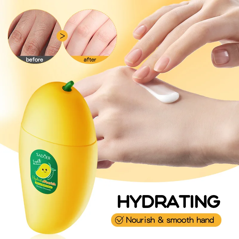 Mango Moisturizing Hand Cream Wrinkle Remover Anti-crack Whitening Nourishing Repair Hand Lotion Anti-Aging Skin Care Cream