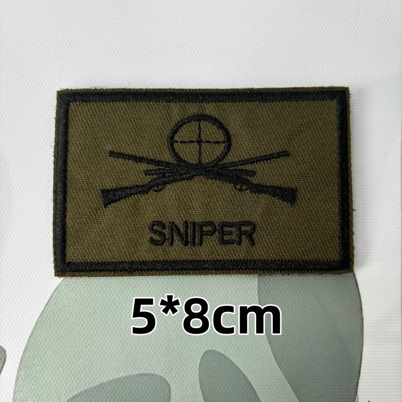 SNIPER Morale Tactical Patches Military PSO Dragonov Sniper Scope Morale Badge Army Hook&Loop Combat Applique Backpack Stickers