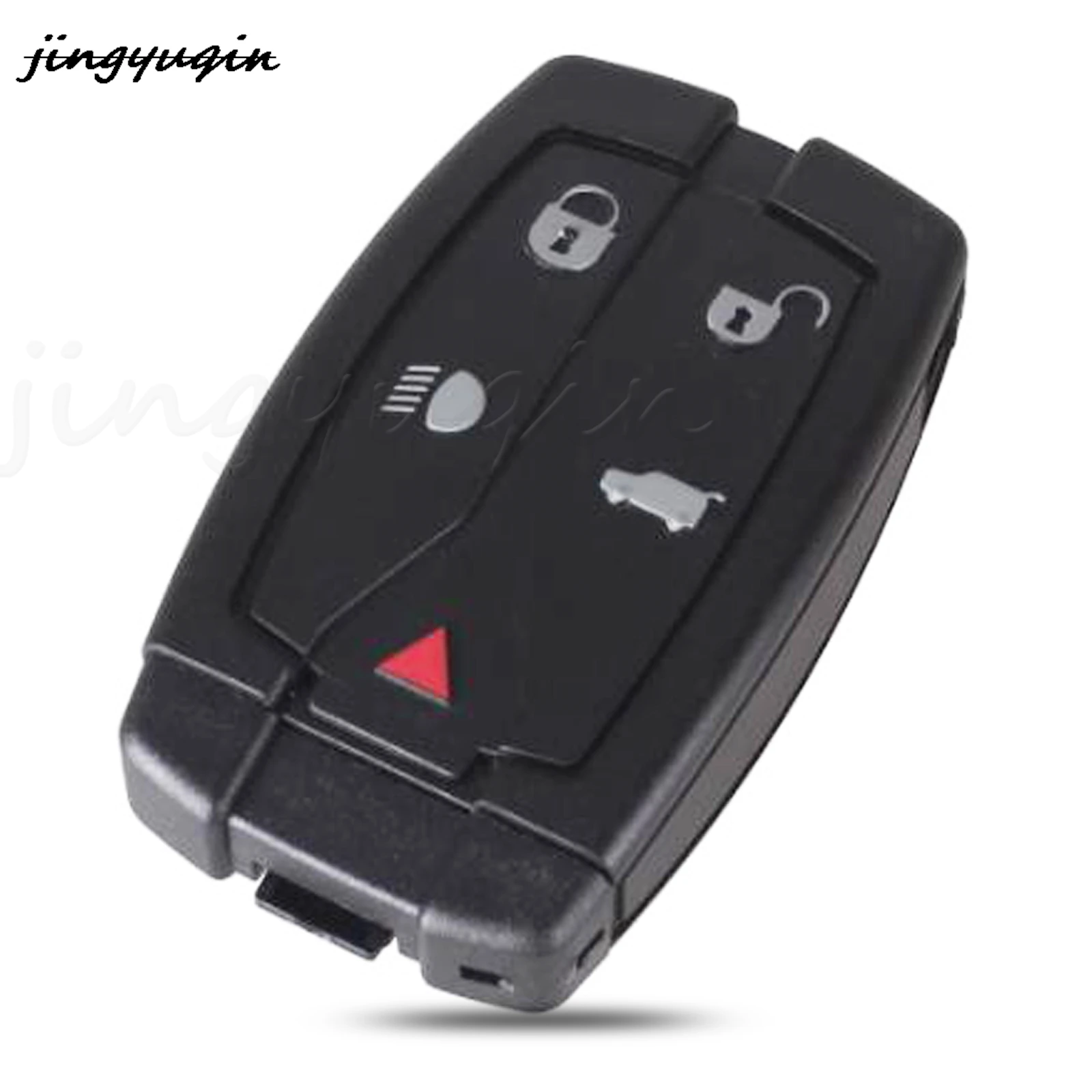 

jingyuqin 10pcs/lot 5 BTN Replacement Remote Car Key Shell Case Fob For Land Rover Discovery 4 Sport Evoque Freelander 2 3 LR2