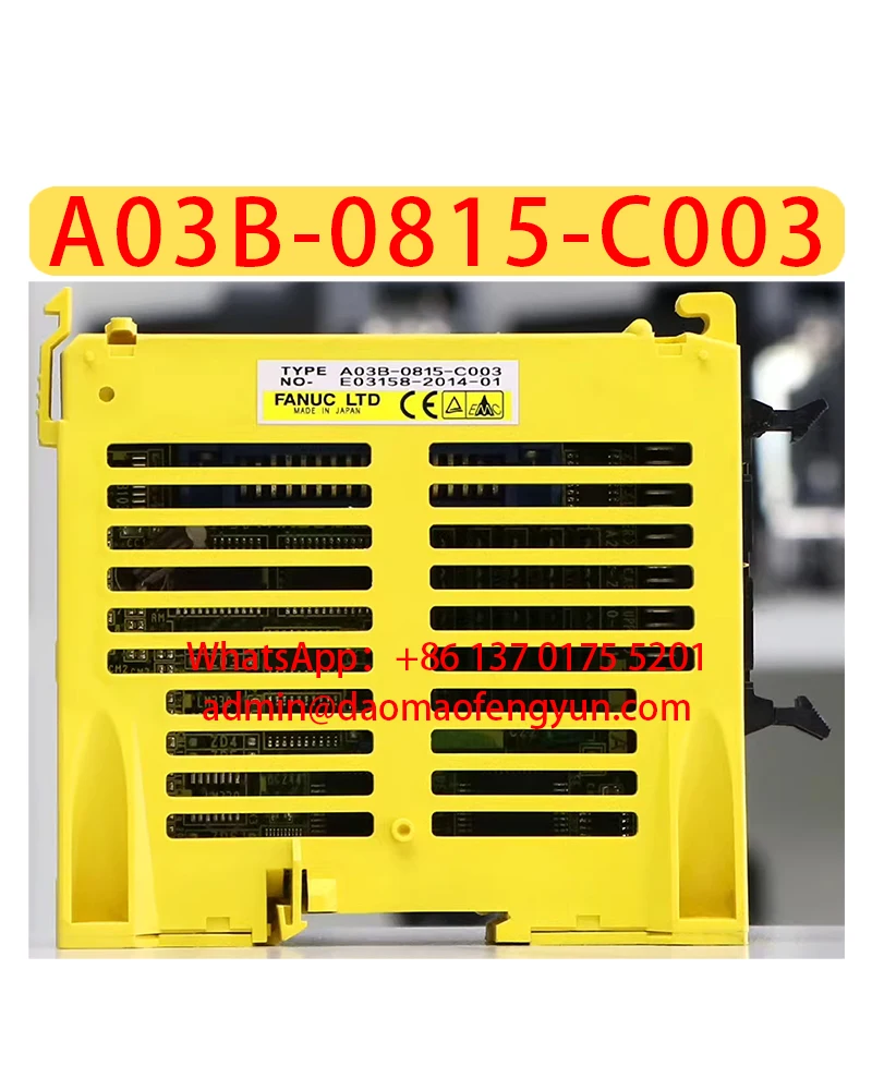 

A03B-0815-C003 Used I/O Modules Tested for Normal Shipping，Fast shipping，The shipment will be arranged after passing the test