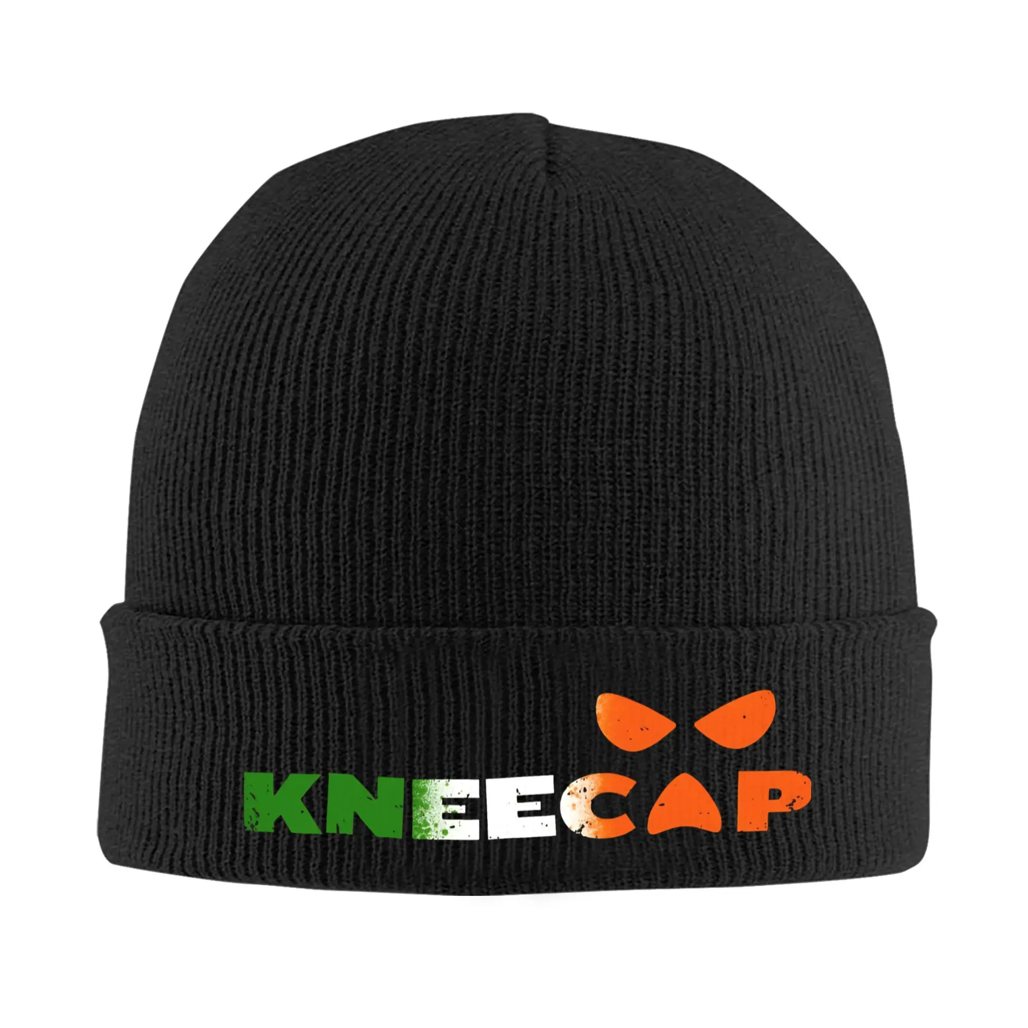 KneeCap Belfast Irish Gaeilge Republican Accessories Winter Slouchy Beanie For Men Women Knitted Skull Cap  Beanies Skullies