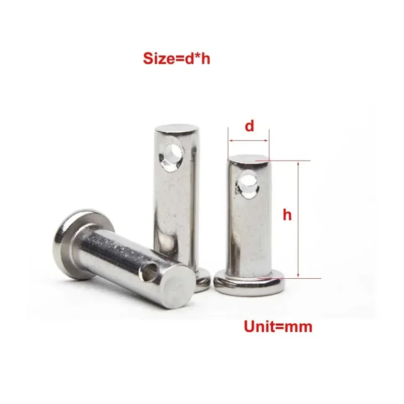 

Stainless Steel 304 Perforated Pin GB882 Flat Head Positioning Pin M3-M10