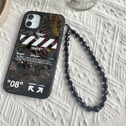 HERLOOK Crystal Beads Phone Chain Trendy Y2K Accessories Phones Charm Telephone Lanyard Jewelry Mobile Strap