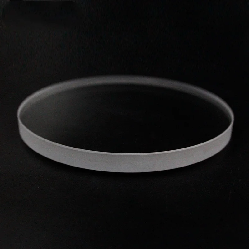 High Temperature Quartz Glass Sheet Boiler Observation Window Round 127*10Mm150*15 High Transparency Quartz Sheet