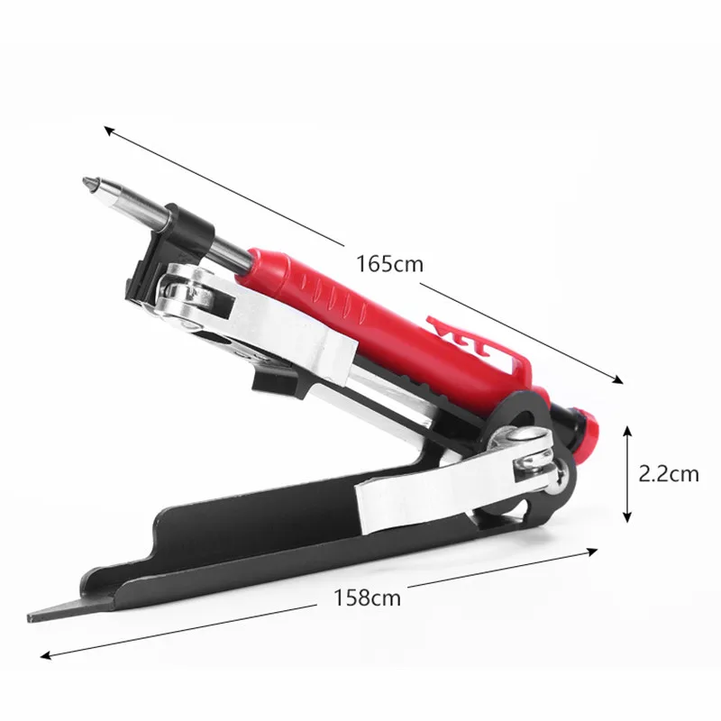 Regla de trazado de perfil ajustable multifunción, medición de aleación de aluminio, medidor de contorno, herramienta de brújula de carpintería DIY