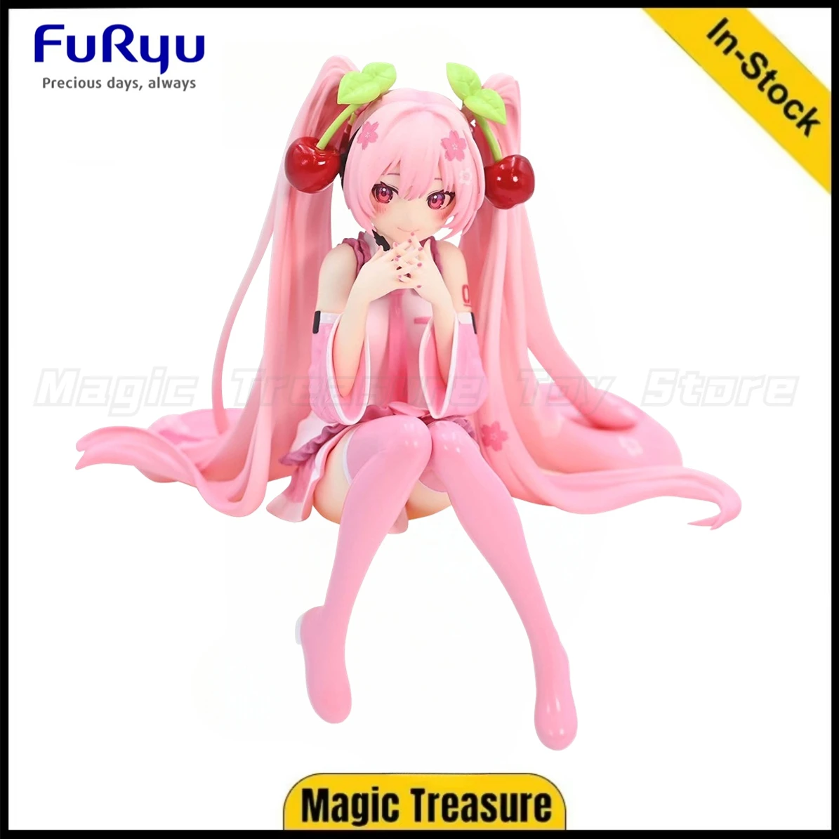 

【In Stock】Original FuRyu Noodle Stopper Figure Piapro Miku Toys Ornaments Gifts