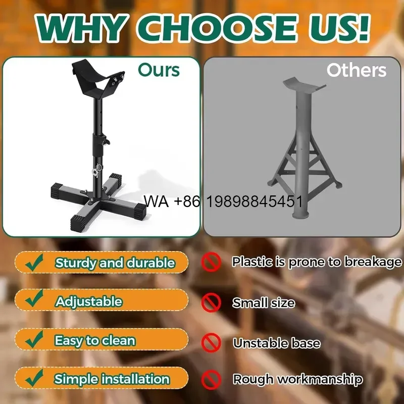 Wmwmnu New Adjustable Farrier Hoof Stand for Horses Metal Strong Load Horse Trimming Shoeing Tools