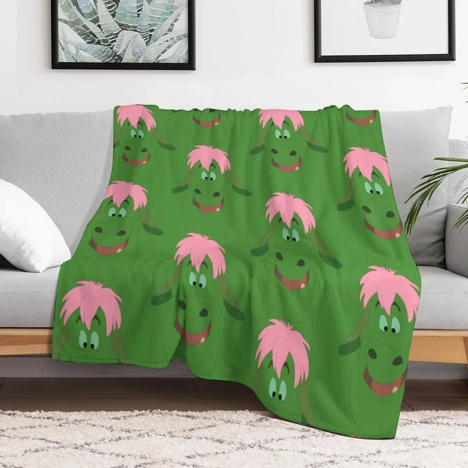 

Elliot the dragon Throw Blanket sofa bed cosplay anime Luxury Thicken Blankets