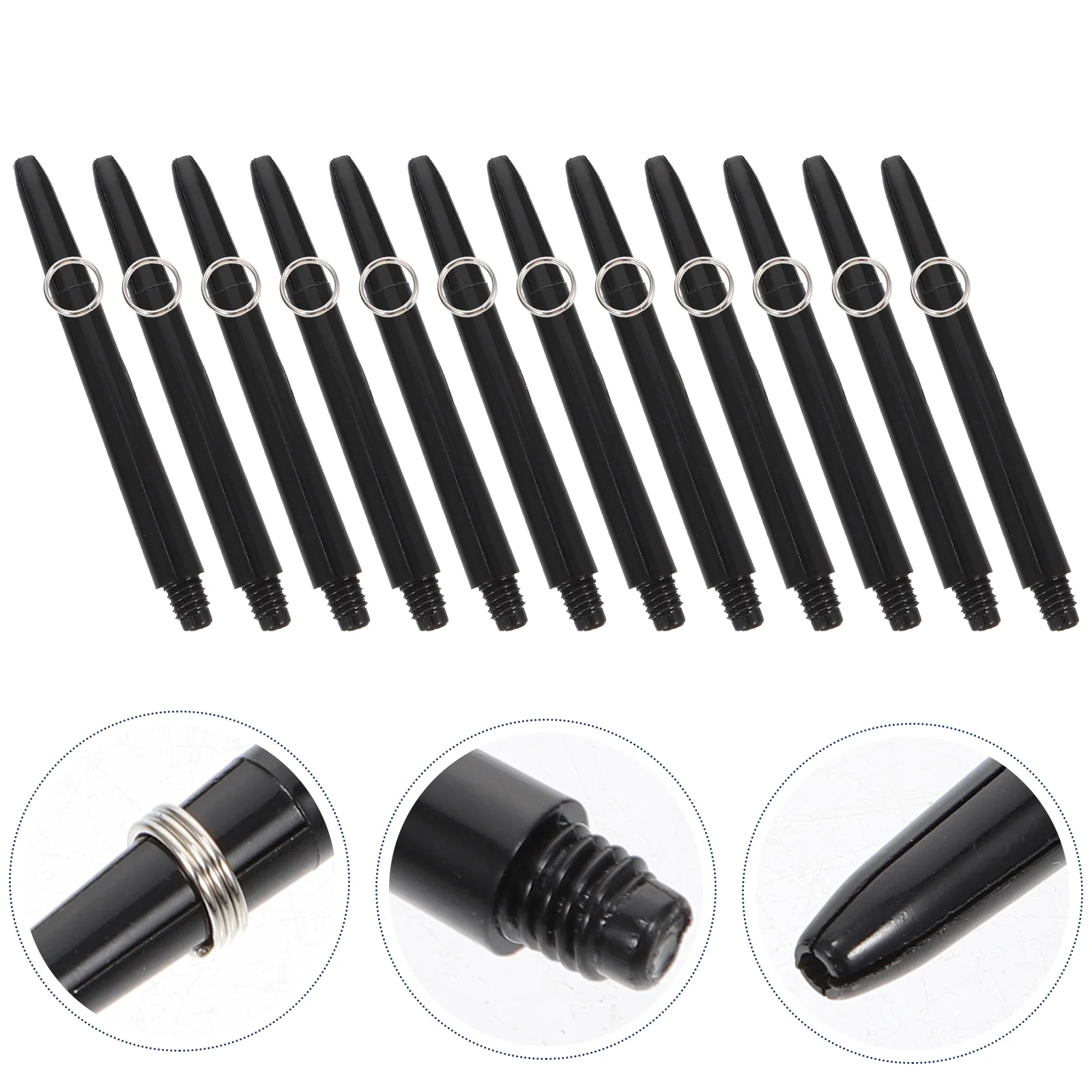 

Shaft Replacement Accessories Medium Shafts for Steel Tip Black Professional