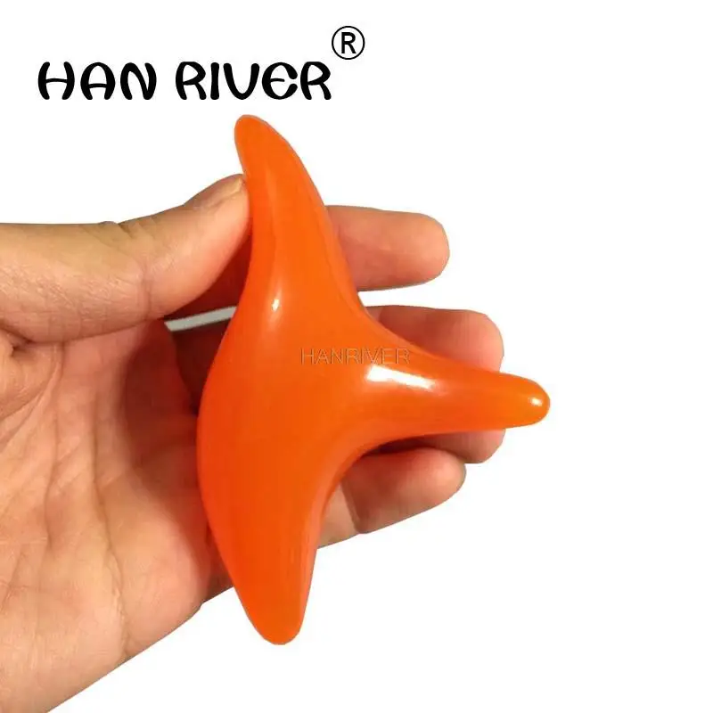 

Resin beeswax triangular foot massage device triangular point stick amber trigeminal nerve massage meridian manual massage tool