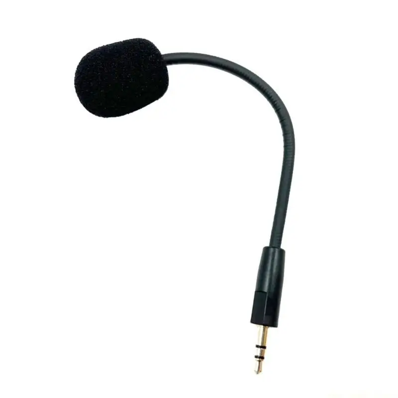 F62C Replacement Game Mic 3.5mm Microphone Boom for Kingston- Cloud Orbit S Gaming Headset Accessories