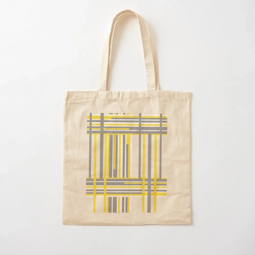 

Mil lines yellow and gray color of the year 2021 Tote Bag Shopper handbag tote bag screen canvas tote