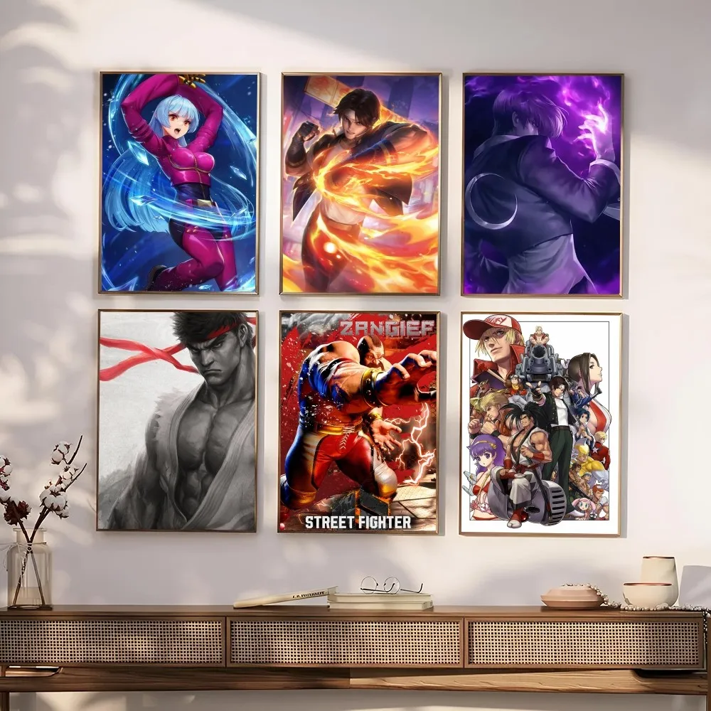 T-the King Of Fighters Poster Paper Print Home Living Room Bedroom Entrance Bar Restaurant Cafe Art Painting Decoration