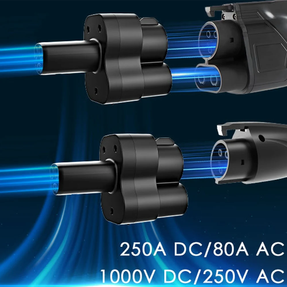 CCS1-테슬라 EV 어댑터 충전 커넥터 AC+DC 250A 미국-테슬라 EV 연결 어댑터 고속 충전 어댑터