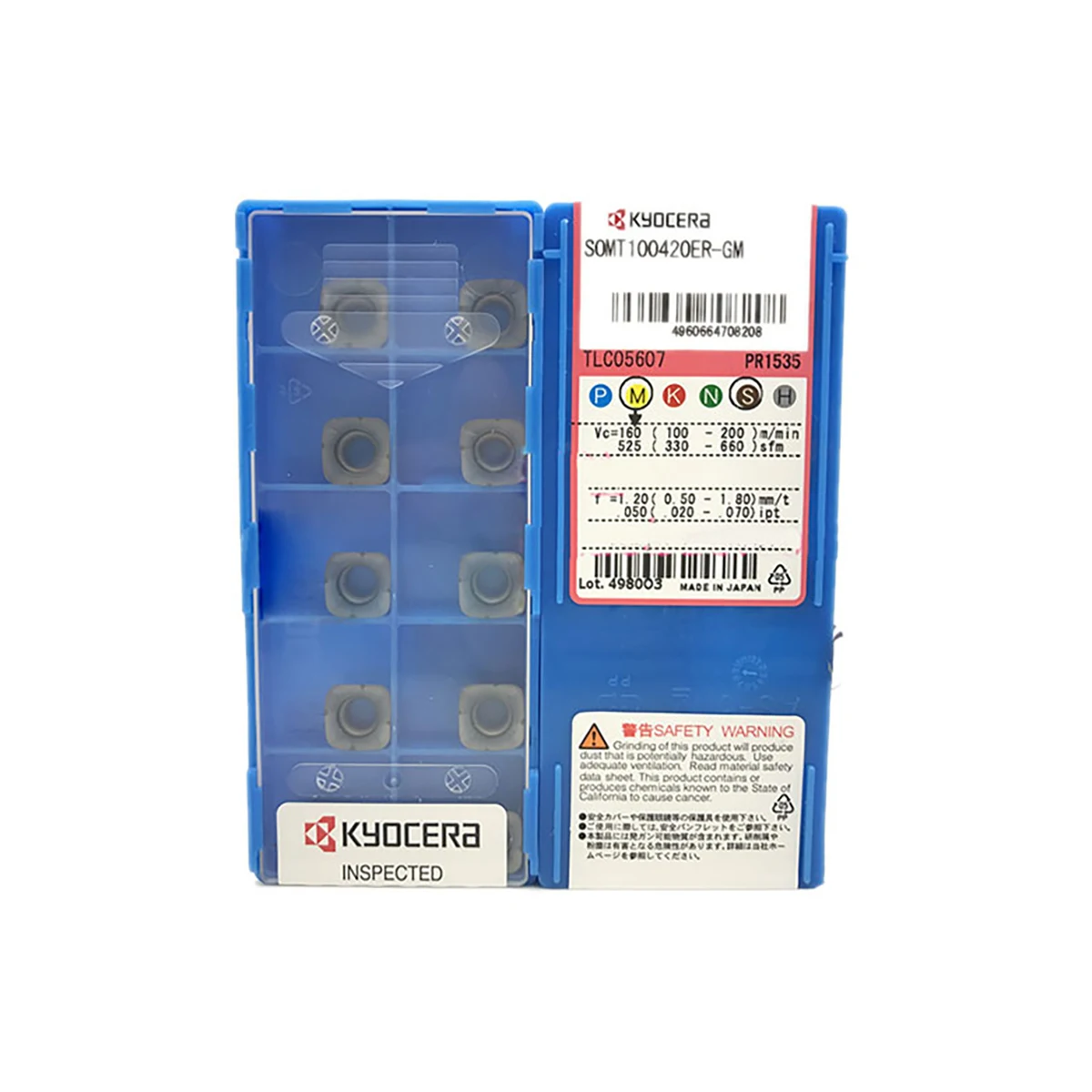 

Оригинальные вставки SOMT для индексируемой U-сверлилки: SOMT100420ER-GM и SOMT140520ER-GM, PR1535