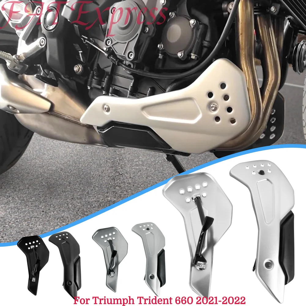 

Bellypan Lower Engine Spoiler Cowling Motorcycle Belly Pan Protection For Triumph for Trident 660 2021-2022 Cover Accessories