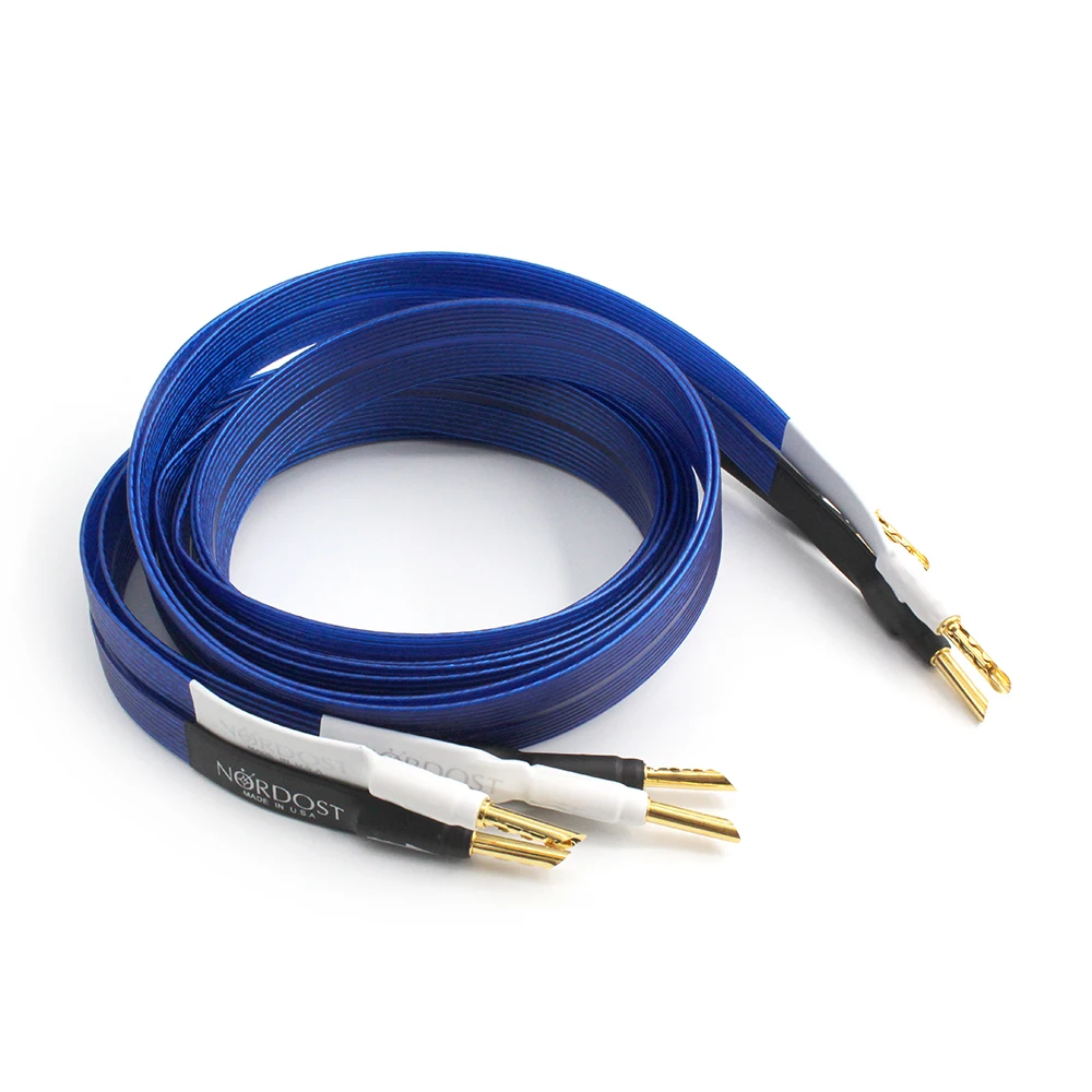 Nordost Blue Heaven Speaker Cable Hifi Audio Audiophile Cable OFC Loudspeaker Wire Amplifier Banana to Spade Line