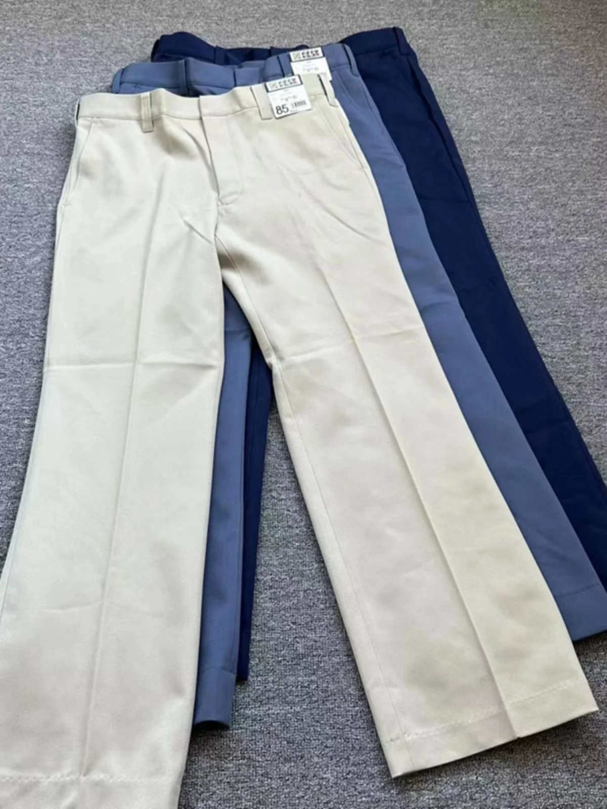 

Men's Casual Workwear Pants Spring Autumn Multi-ket Straight Leg Suit Casual Trousers for Work orms