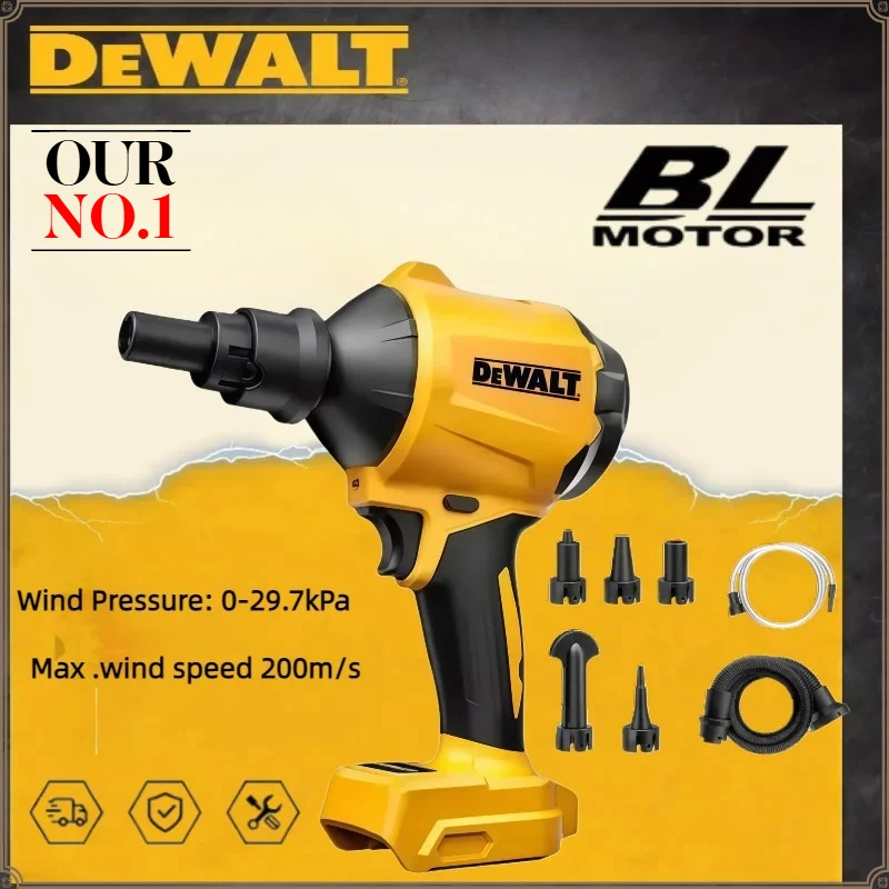 

Беспроводной воздуходув Dewalt с бесщеточным двигателем, пистолет для удаления пыли с насадками, многофункциональный пылеудалитель-насос для аккумуляторов Dewalt
