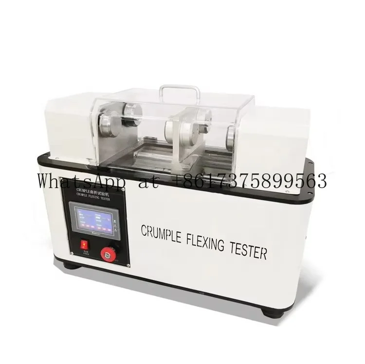 Touch Screen ISO 7854 Fabric Flexibility Testing Machine Crumple Flex Tester