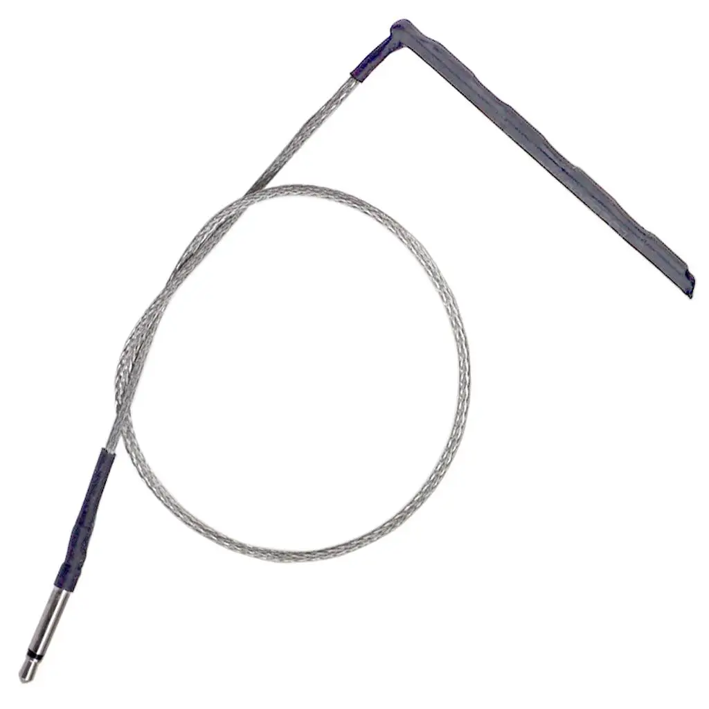 Uke Piezo Pickup Black Metal Soundhole Accessory EQ Transducer for 4 String Guitar Parts