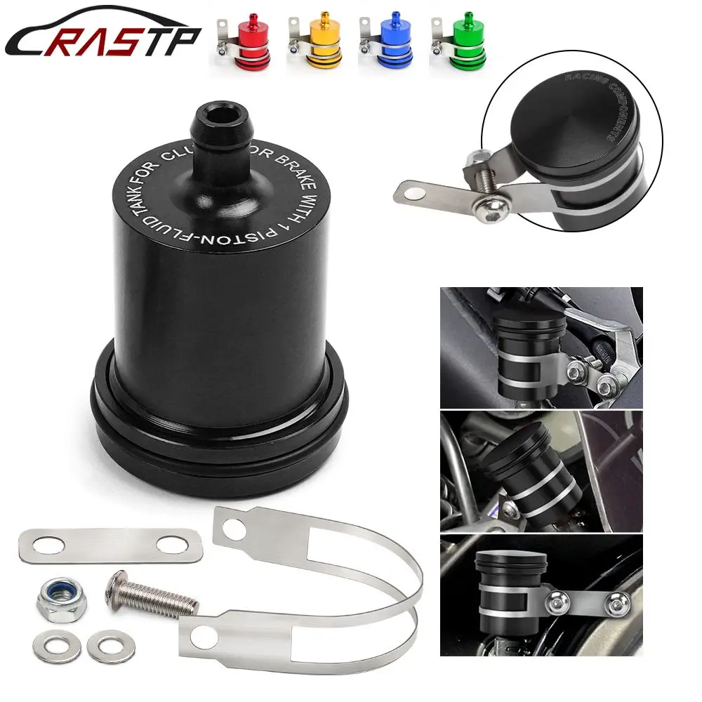 

RASTP-Motorcycle Brake Fluid Reservoir Oil Cup Clutch Tank Aluminum Alloy For Kawasaki KX65 KX85 KX 125 KX250 KX250F HB916