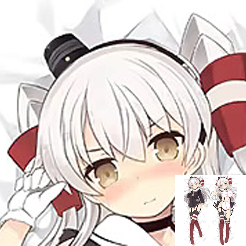 

Anime Pillow Cover Dakimakura Amatsukaze 2 Side Printed Hugging Body Pillowcase Cushion Cover Bedding Decor