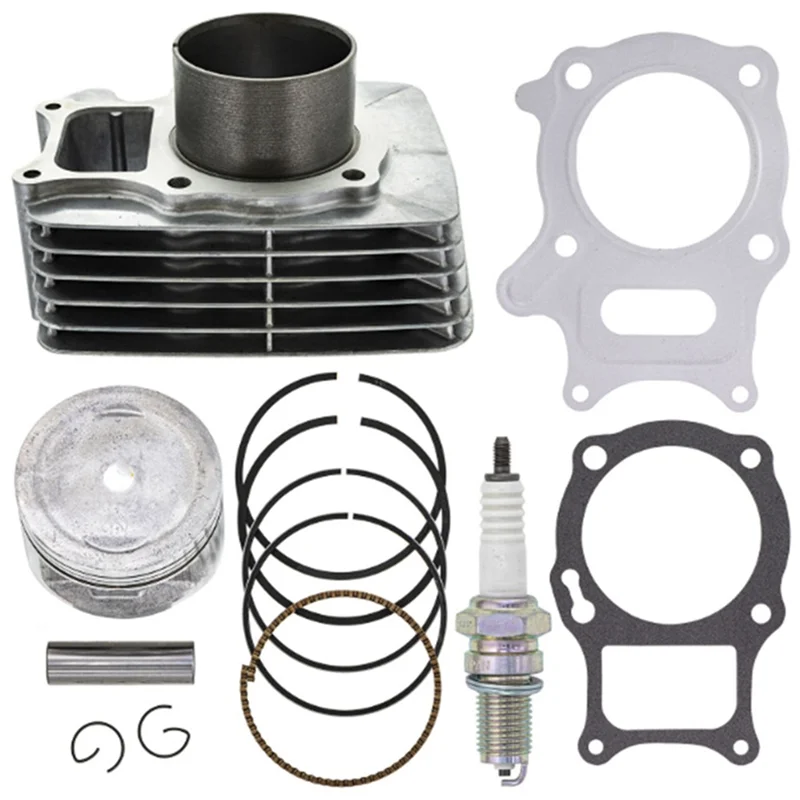 

New 68.5Mm Cylinder Piston Gasket Kit W/Spark Plug For Honda Recon TRX250 Sportrax TRX250EX 12251-HN6-000