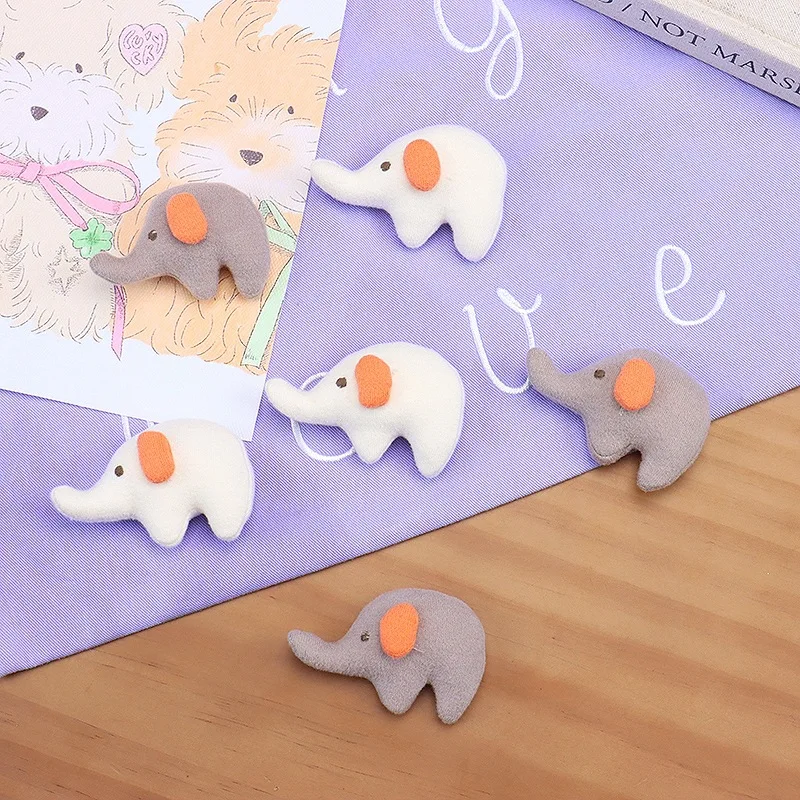 جديد النمط الياباني لطيف الفيل بروش اليدوية الكرتون الحيوان النسيج دبوس ل مشبك شعر قبعة DIY بها بنفسك الملابس الزينة