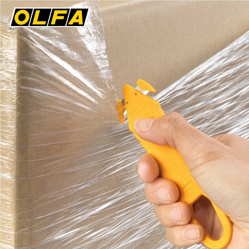 OLFA SK-15 Concealed Fixed Blade Safety Knife for Coated Film,plastic Strapping Bands,and Tape