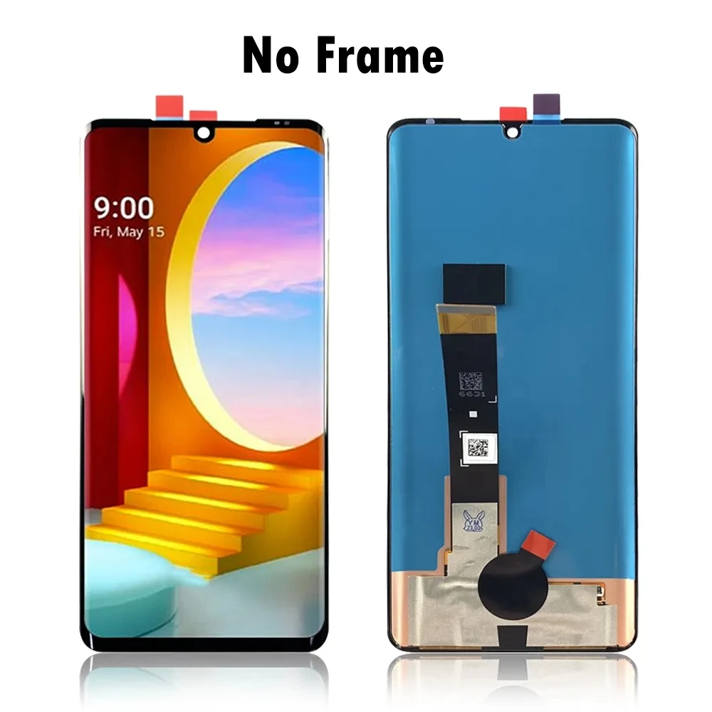 AMOLED For LG Velvet G910 G900 G900N 5G LCD Display Touch Panel Screen Digitizer with frame For LG G9 ThinQ LCD LMG910EMW LCD