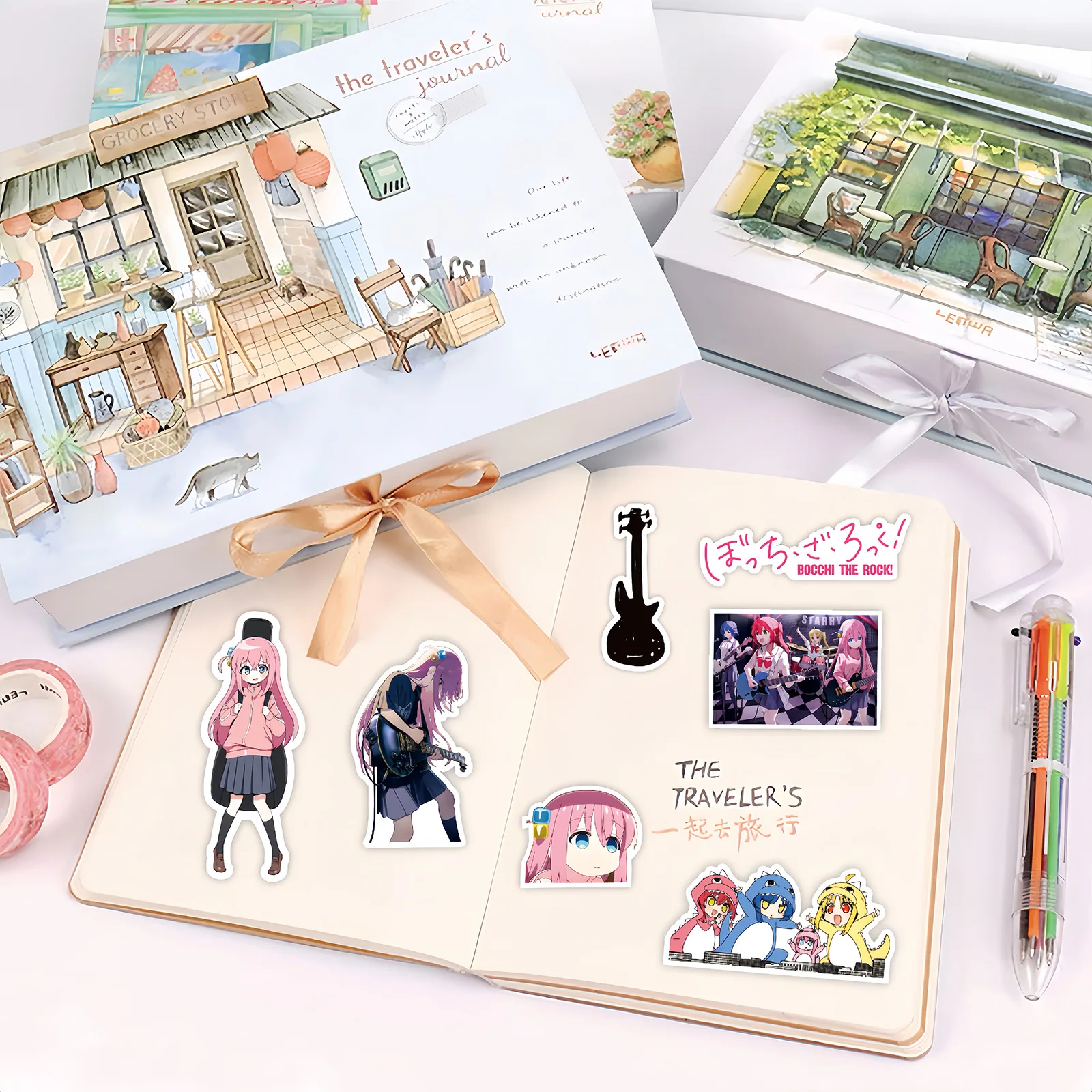 75 Stuks Eenzame Rock Cartoon Schattige Stickers Kawaii Telefoonhoesje Waterfles Bagage Waterdichte Decoratieve Stickers Voor Kinderen Speelgoed