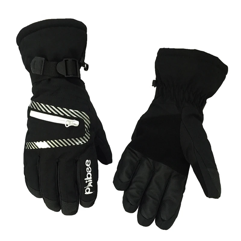 

Водонепроницаемые спортивные варежки для сноуборда для мальчиков, зимние теплые детские лыжные перчатки, водонепроницаемые перчатки для горного мотоцикла для девочек