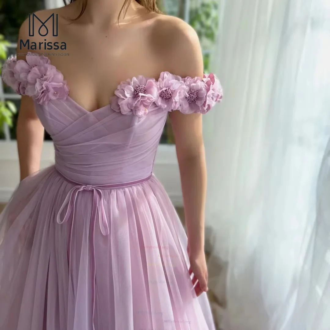 Marissa feito sob encomenda elegante vestido longo a linha tule vestidos de baile 2025 vestidos de noite femininos luxuosos para ocasiões especiais
