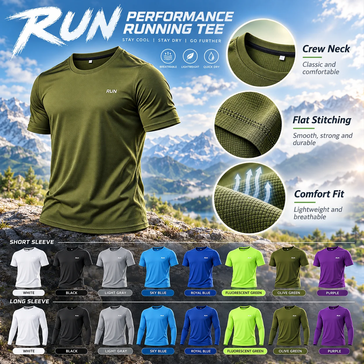 2026 Langes Sport-T-Shirt für Herren, Sommer-Laufshirt, Kurzarm, Slim-Fit-Oberteil, Freizeit-Fitness-Shirt, Camisetas Gym Masculino