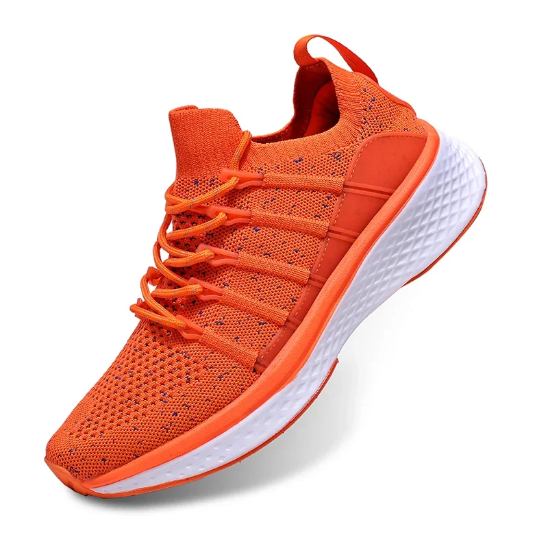 Youpin Sports Shoes OEM Men\'s Running Shoes Mesh Breathable Shock Absorption Running Shoes