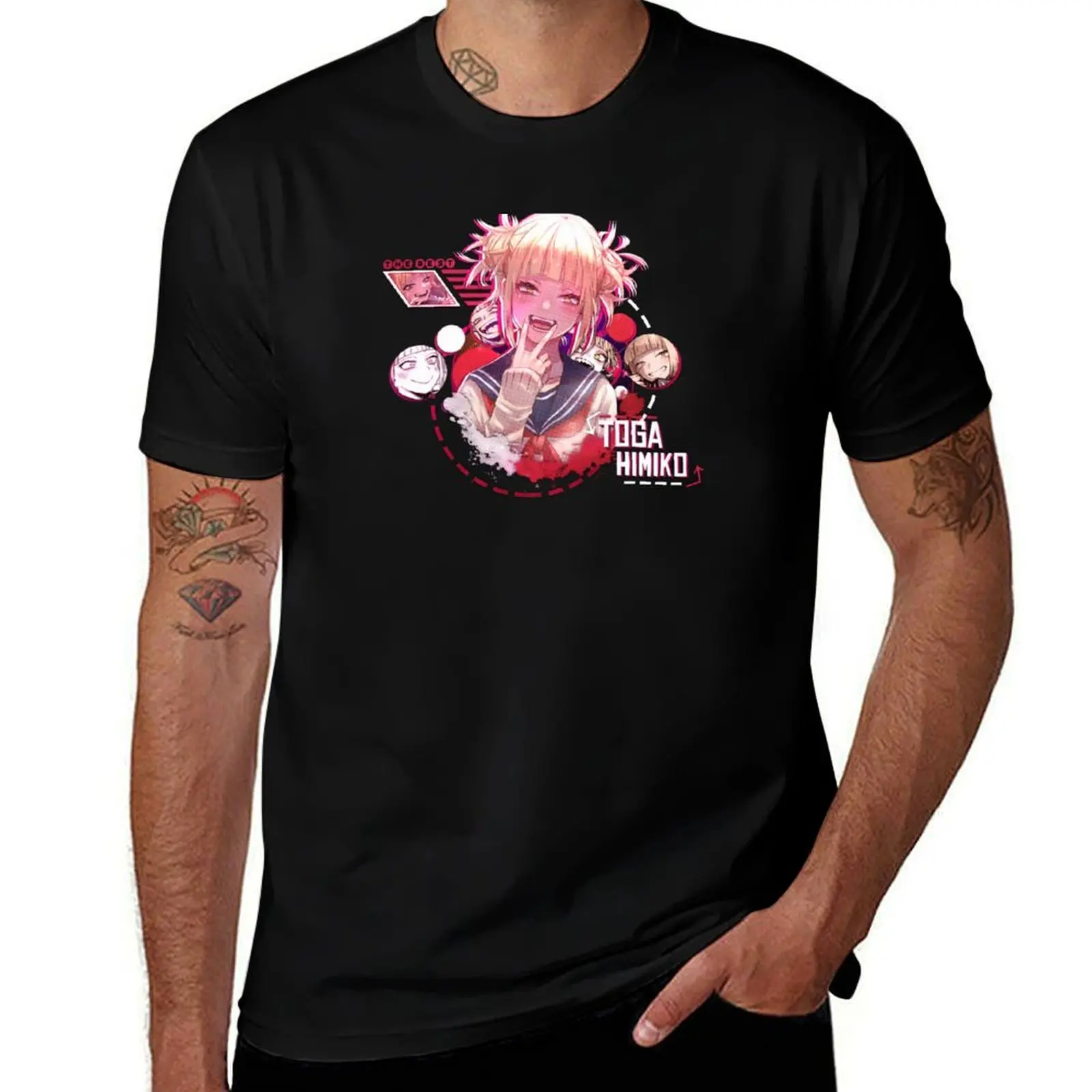 

Design Villain Robe Himiko T-Shirt Simple Line Art Print Tee