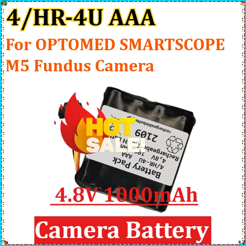

4/HR-4U AAA 4.8V 1000mAh for OPTOMED SMARTSCOPE M5 Fundus Camera Battery