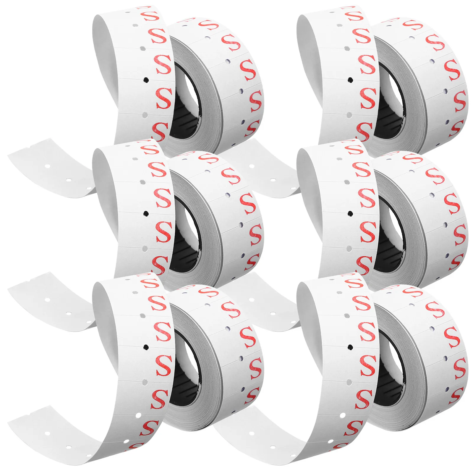 

10 Rolls Clothing Labels for Clothes Sizing Stickers for Shirts Sweaters Coats Trousers 500 Labels Roll S M L Xl Xxl Retail