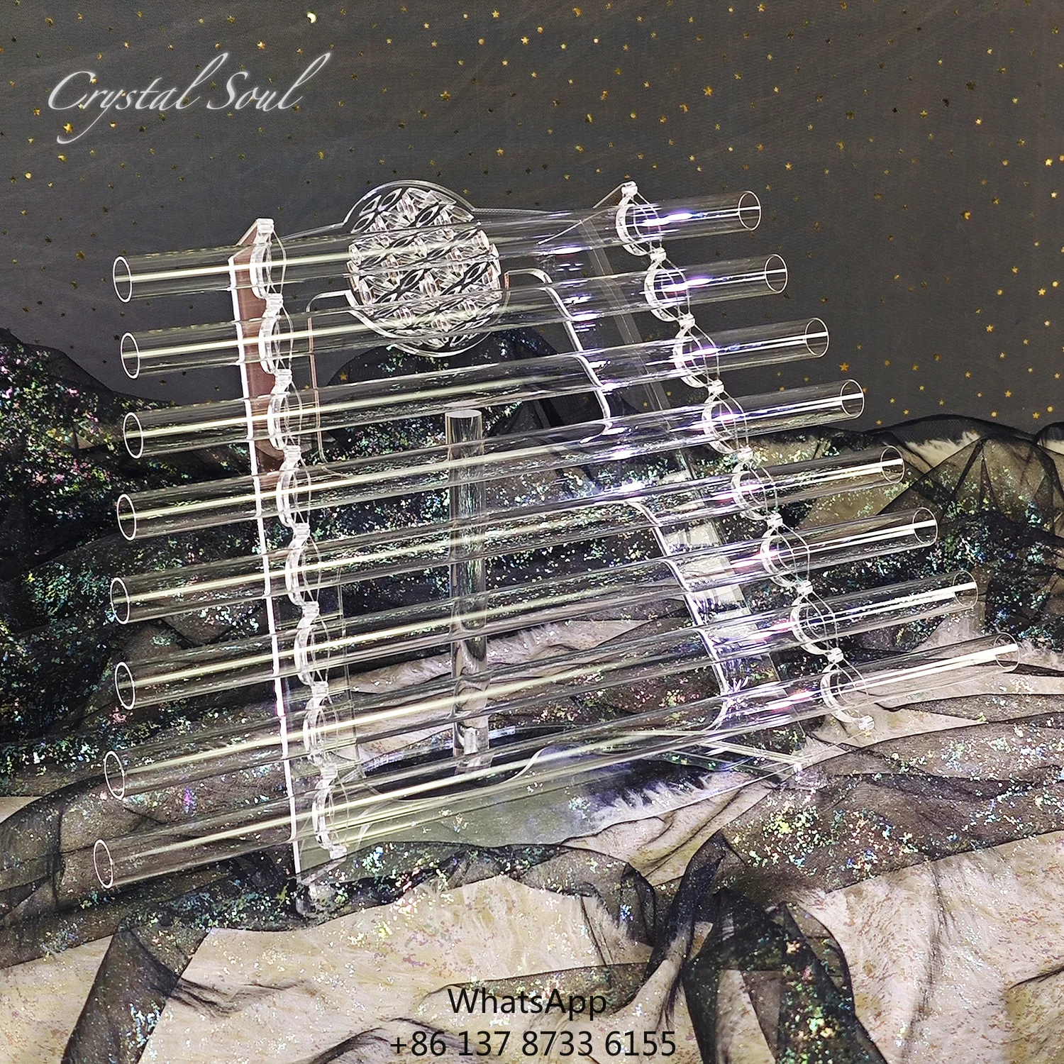 

Crystal Soul Crystal Harp Healing Sound High Quality Quartz Ore Factory Direct Delivery