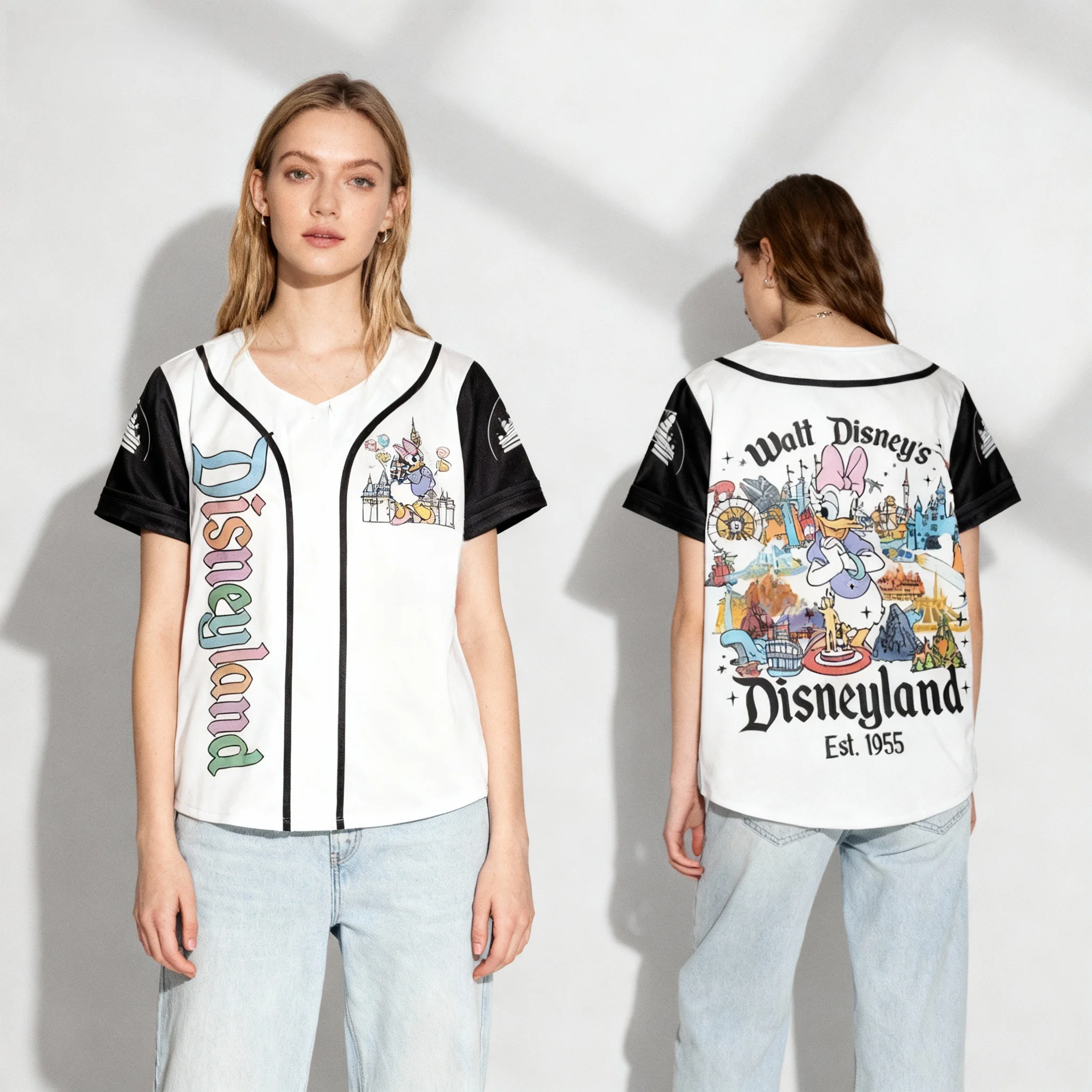 Disney Goofy Donald Duck Series Thema Shirt Zoet en Cool Street Zomer T-shirt Oversized Dames Volwassen Hot Sale