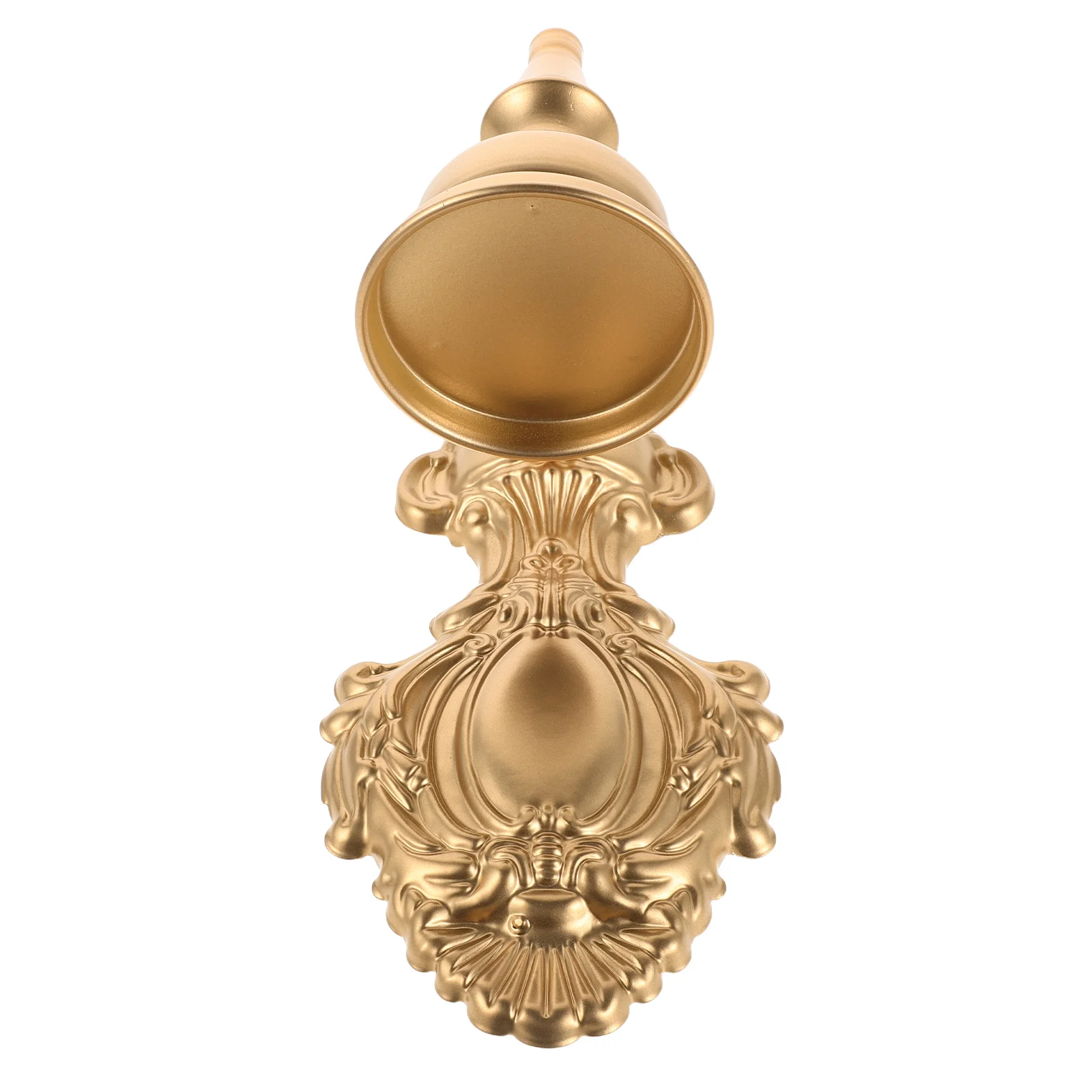 

Iron Wall-Mounted Candlestick Holder Vintage Gold Sconce Classic European Style Farmhouse Wall Decor Christmas Home