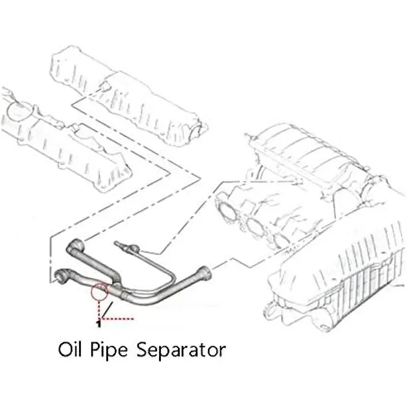 العلامة التجارية الجديدة محرك علبة المرافق أنابيب التنفس 1192W0 يناسب بيجو 206 207 307 سيتروين 1.6 16 فولت #5