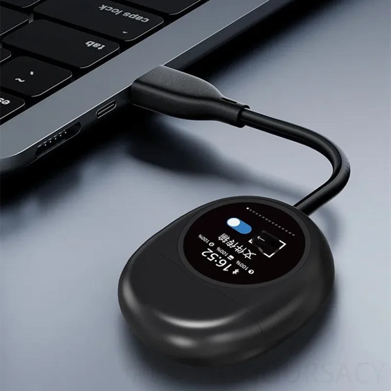 الحد من الضوضاء شاشة تعمل باللمس سماعة بلوتوث TF بطاقة سمّاعات بلوتوث مكالمة هاتفية مع تلقي معلومات التطبيق سماعة رأس ذكية #3