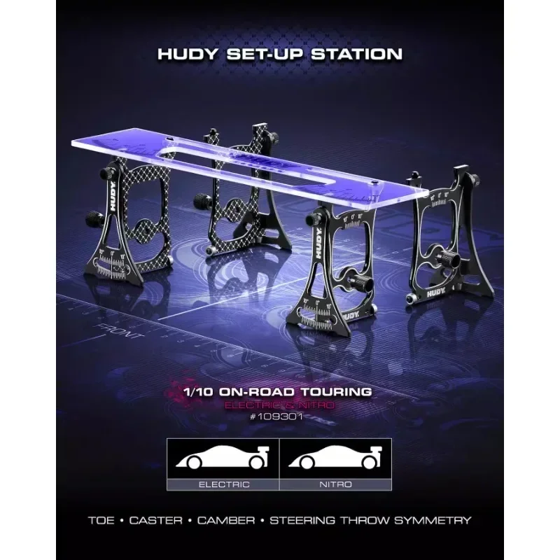 HUDY UNIVERSAL EXCLUSIVE SET-UP STATION FOR 1/10 OFFROAD RC CARS