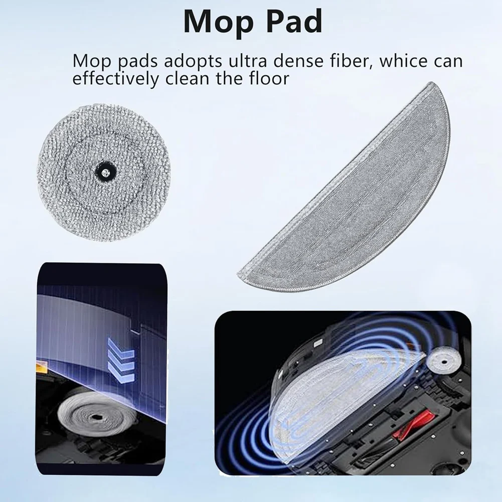 YCOC-35 Buah Aksesori Vakum Penting untuk Roborock Saros 10, S9 Maxv Ultra, G30: Kuas, Filter, Bantalan Pel, Kantong Debu