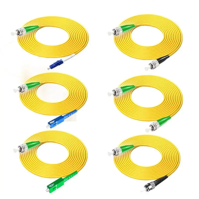 FC LC SC APC To SC LC UPC Fiber Jumper Optical Fiber Patch Cable Cord Single Mode 652D Cable power cable 1M-30m 50m